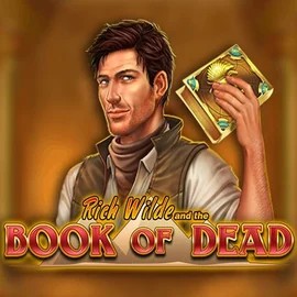 Book of Dead logo – Slots by Play'n GO at Lizaro Casino