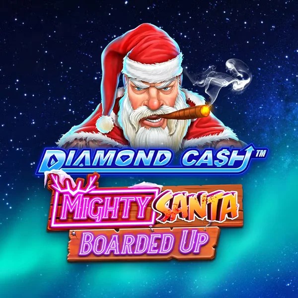 Play the Diamond Cash Mighty Santa Boarded Up slot by Greentube on Lizaro Casino