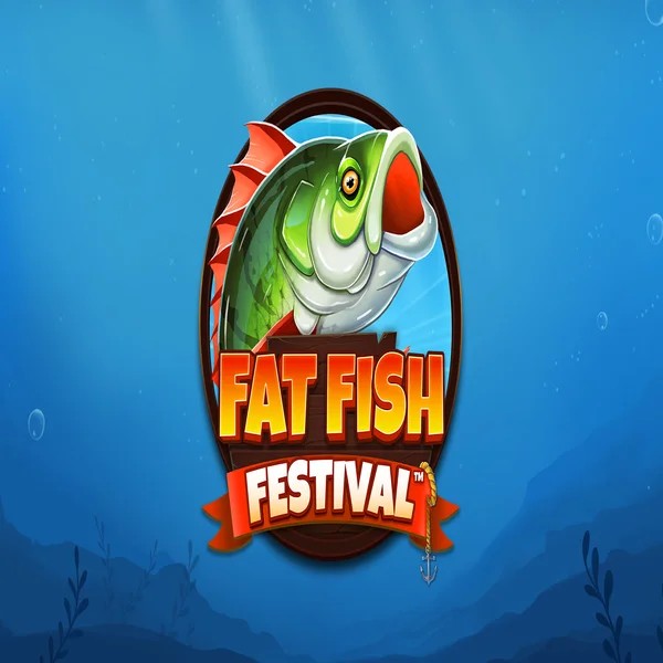 Fat Fish Festival slot logo by Wishbone Games at Lizaro Casino