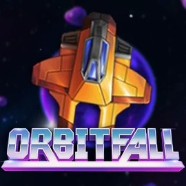Orbitfall online game logo by ELK Studios on lizarocasinoo.pl