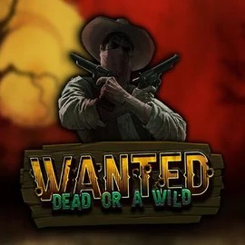Wanted Dead or a Wild slot visual from Hacksaw Gaming available on lizarocasinoo.pl